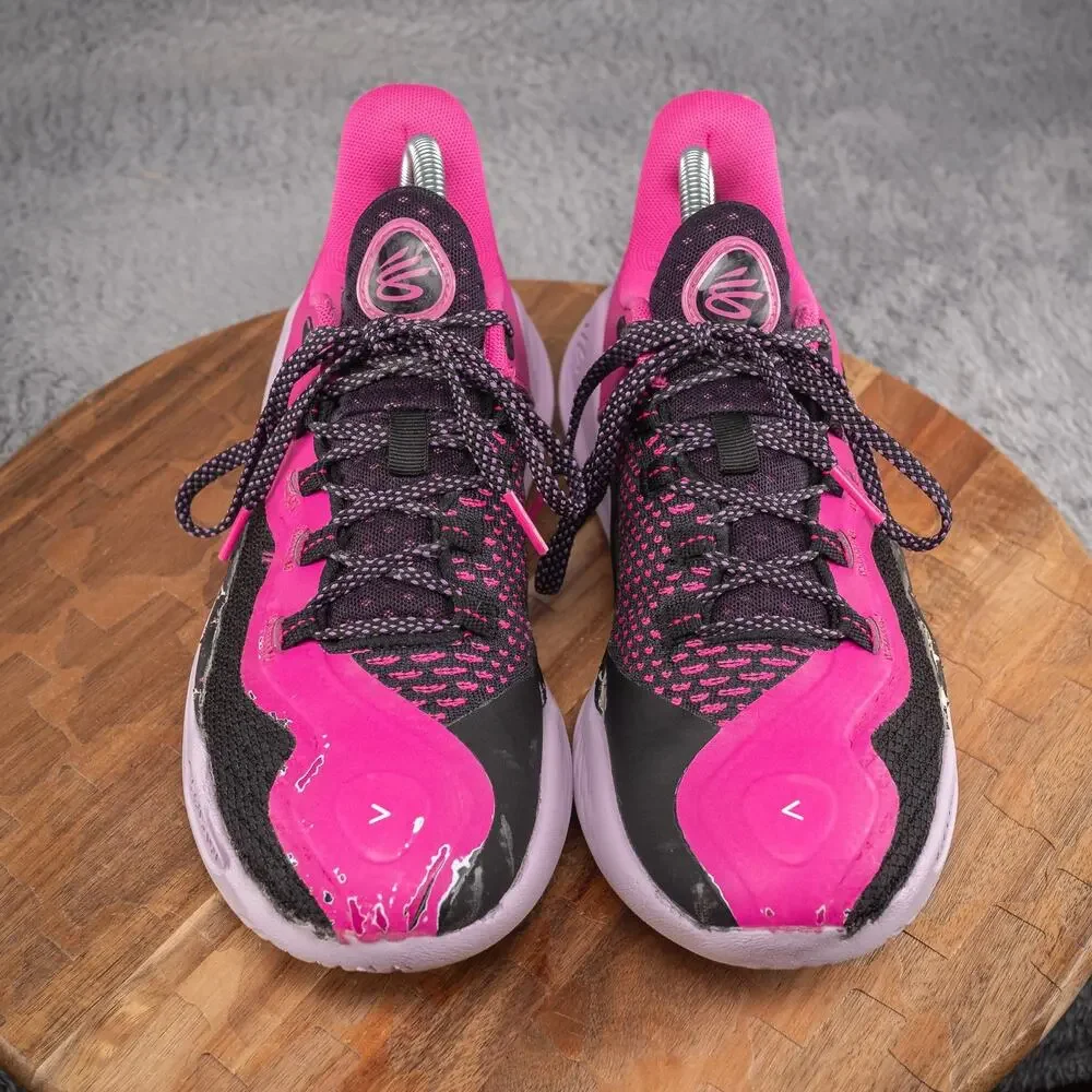 Under Armour Curry Flow 11 Girl Dad Basketball Shoes Mens Size 8 Womens Size9.5‎